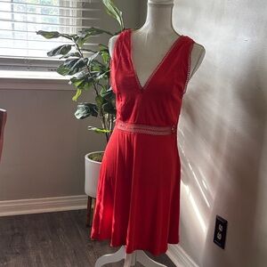 FP Movement by Free People Vibrant Red Mini Dress